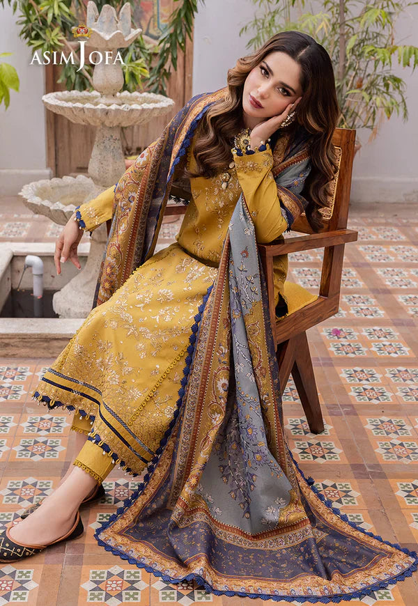 3PC EMBROIDERED SUIT - BG603